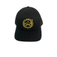 Black with Yellow Spademan Trucker Hat